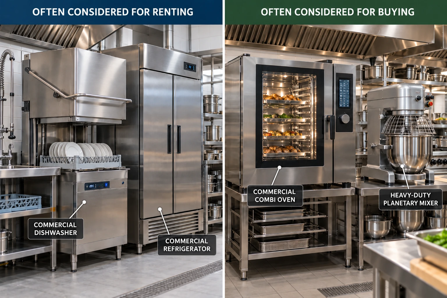 Equipment Types Better Suited to Renting vs Buying